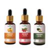 Nature Glow Herbal Apricot, Rosehip & Avocado Facial Oil – Set of 3 (15ml Each)