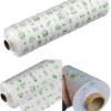 Food Wrapping Paper Roll | Roti Wrap / Butter Paper / Non-Stick Parchment – 25m (2 Rolls)