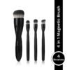 4-in-1 Magnetic Makeup Brush | Travel-Friendly, Compact Handle, High-Quality Bristles