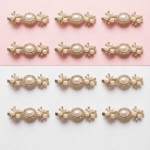 Premium Matte Hair Claw Clips for Women | Strong Hold Rectangular Design | Pair 6